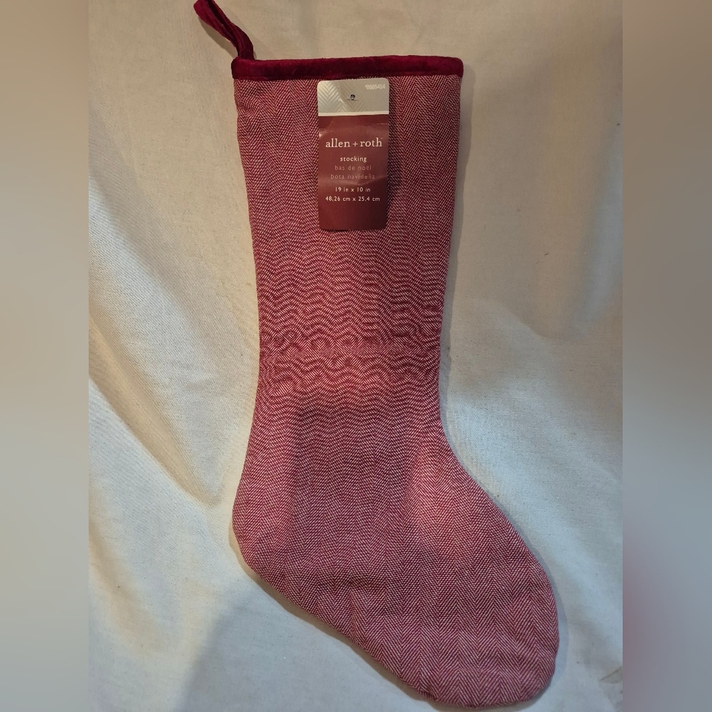 Allen + Roth Red Stocking - Picture 1 of 8